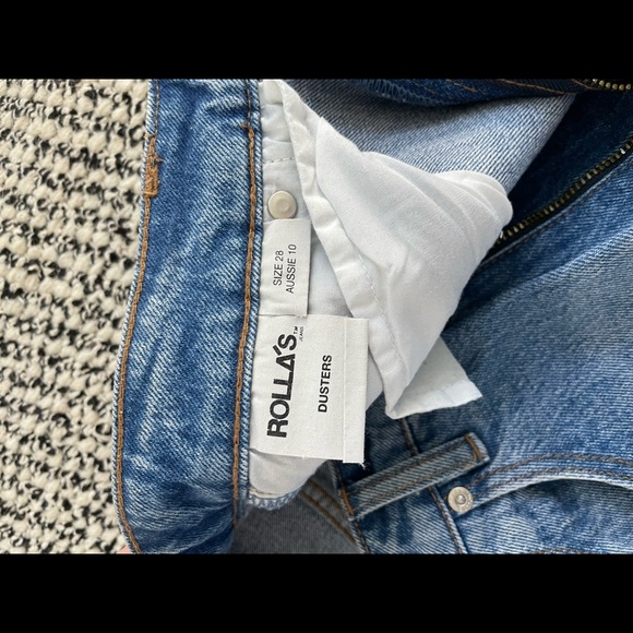 Rollas Dusters Slim Straight in Cindy Blue - Picture 2 of 5